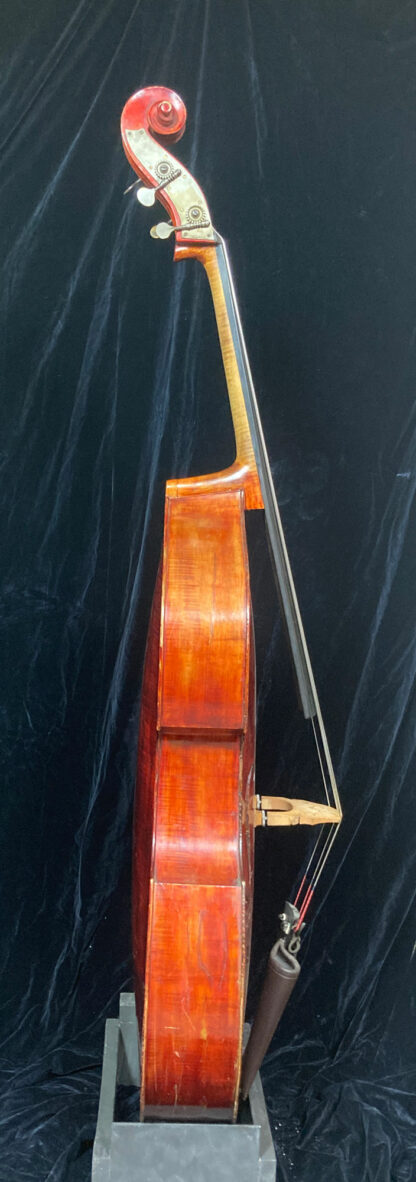 “Pancake” double bass, Leroy Geiger, Chicago/USA c.1930 - Image 4